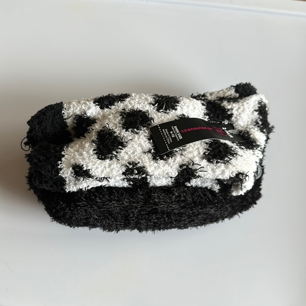 Soft fuzzy socks